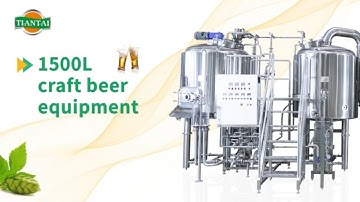 How to start up a microbrewery equipment with 1500L classical beer brewery equipment?