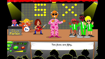 5 Times Table Song - Percy Parker - Say Percy Parker Quickly - with animation and lyrics