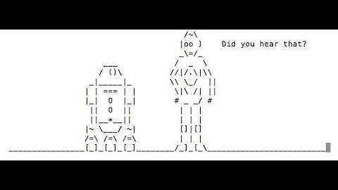 Star Wars Episode IV "A New Hope" ASCII animation