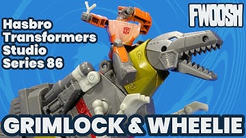 Transformers Grimlock and Wheelie Hasbro Studio Series 86 Movie Autobot Action Figure Review