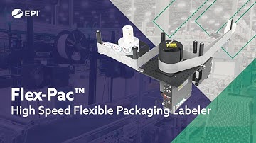 Flex-Pac™ Label Applicator Applying Labels to Flexible Packaging