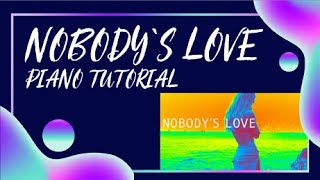 How to play Nobody''s love - Maroon5 Piano tutorial