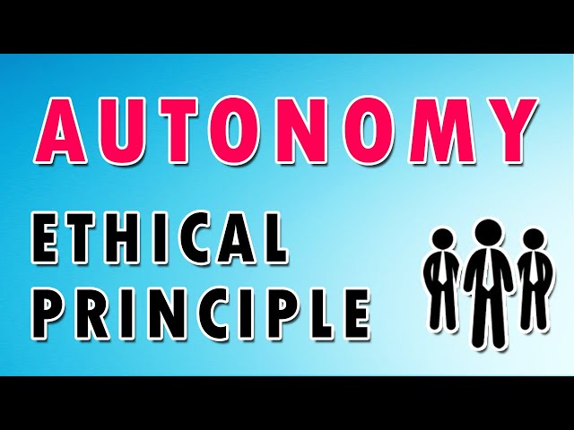 Autonomy and the principle of respect for autonomy.