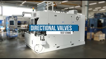 Proportional directional control valve test bench