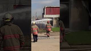 Fire crews try to save Saskatoon family's plastic business