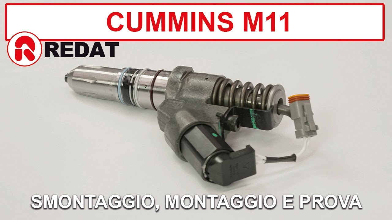 M11 Injector Iniettori Cummins M11 - Montaggio, smontaggio e prova - YouTube