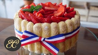 Strawberry Charlotte Cake Recipe 苺のシャルロットの作り方