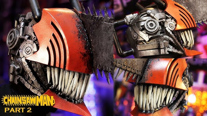 🆕🩸⛓ Chainsaw Man Cosplay Teeth DIY Beam, Power & Denji