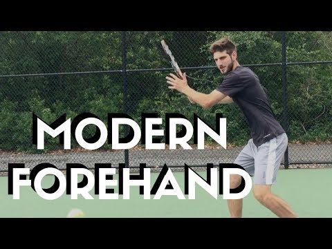 How To Hit Modern Forehand With Spin | Connecting Tennis | Forehand