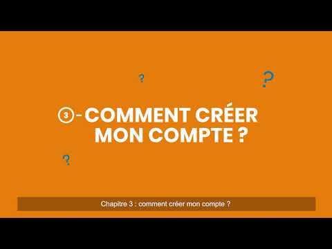 Chapitre 3 Mon DPC  - tutoriel : comment créer mon compte ?