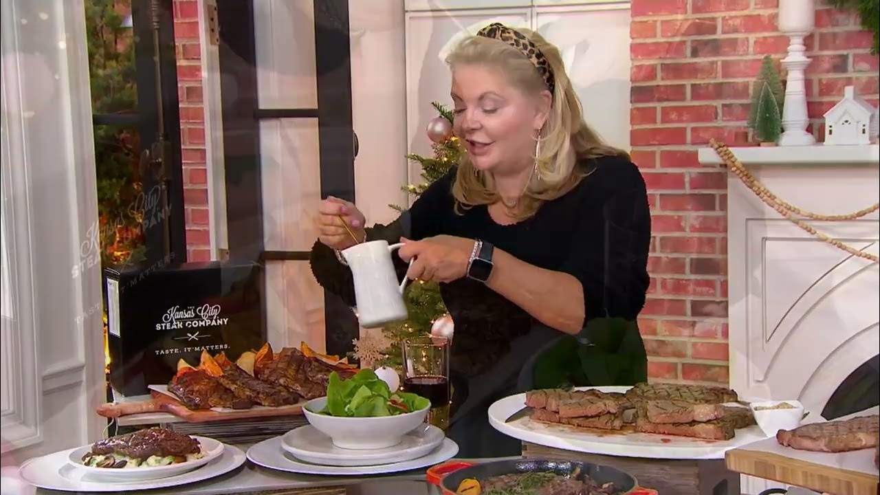 Kansas City Steak Co. (8) 10oz Ribeye Steaks on QVC YouTube