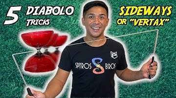 Learn 5 SIDEWAYS Diabolo Tricks  "Vertax" in 10 Minutes (Beginners) | Diabolo Tutorial #10