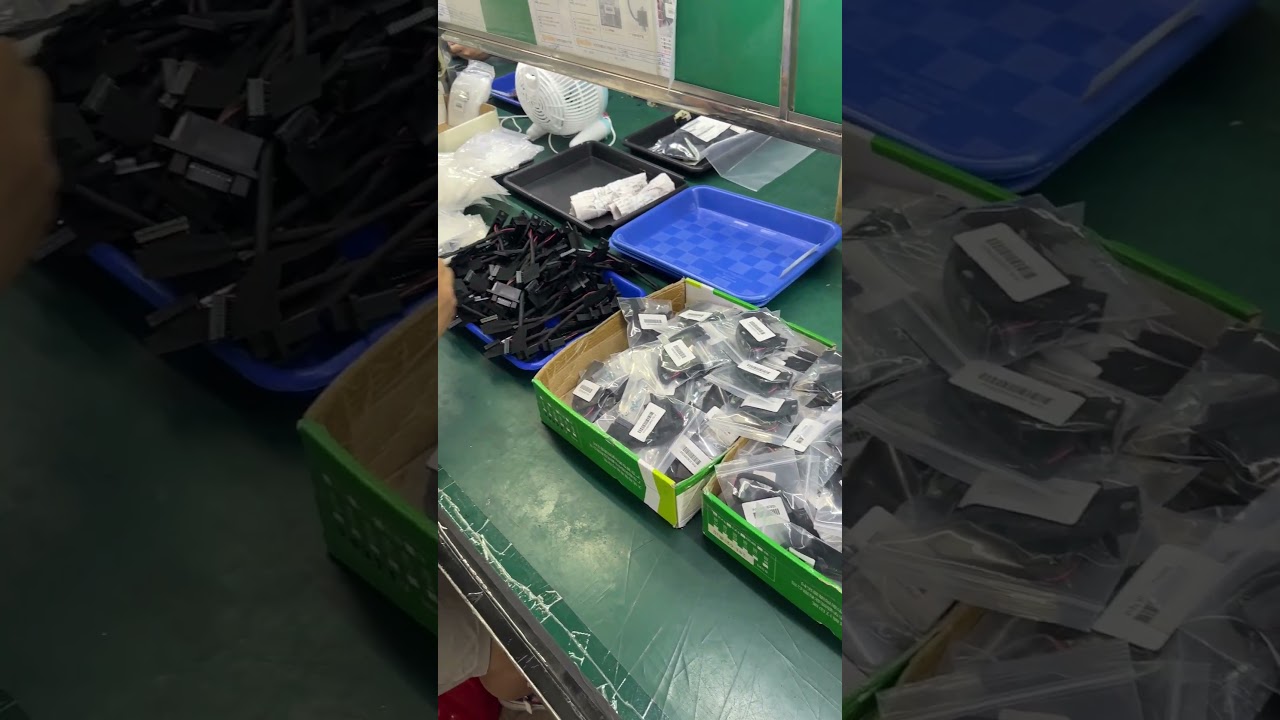 Accessory bagging and packaging.