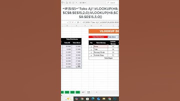 Trik VLOOKUP Dinamis dengan Fungsi IF di Excel #excel #tipspraktis #exceltips #exceltricks