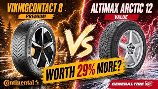 Continental VikingContact 8 vs General Altimax Arctic 12: Don’t Pay 29% More Until You See This