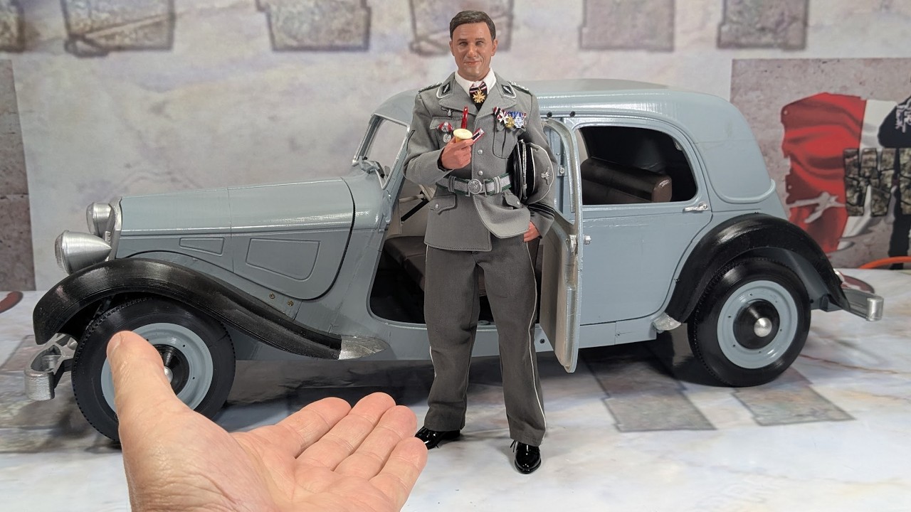 UNBOXING1/6 scale UJINDOU (UD9053) HANS LANDA (Action Figure) WWII