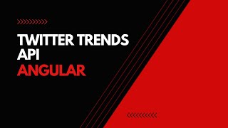 How to consume Twitter Trends API in Angular #angular