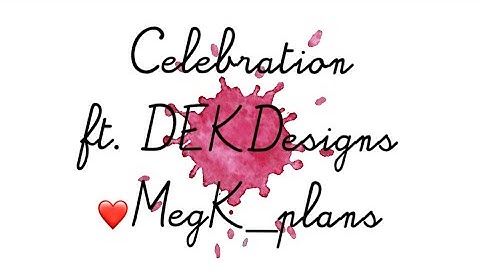 PLAN WITH ME | ft. @dekdesignsplanner | CELEBRATION