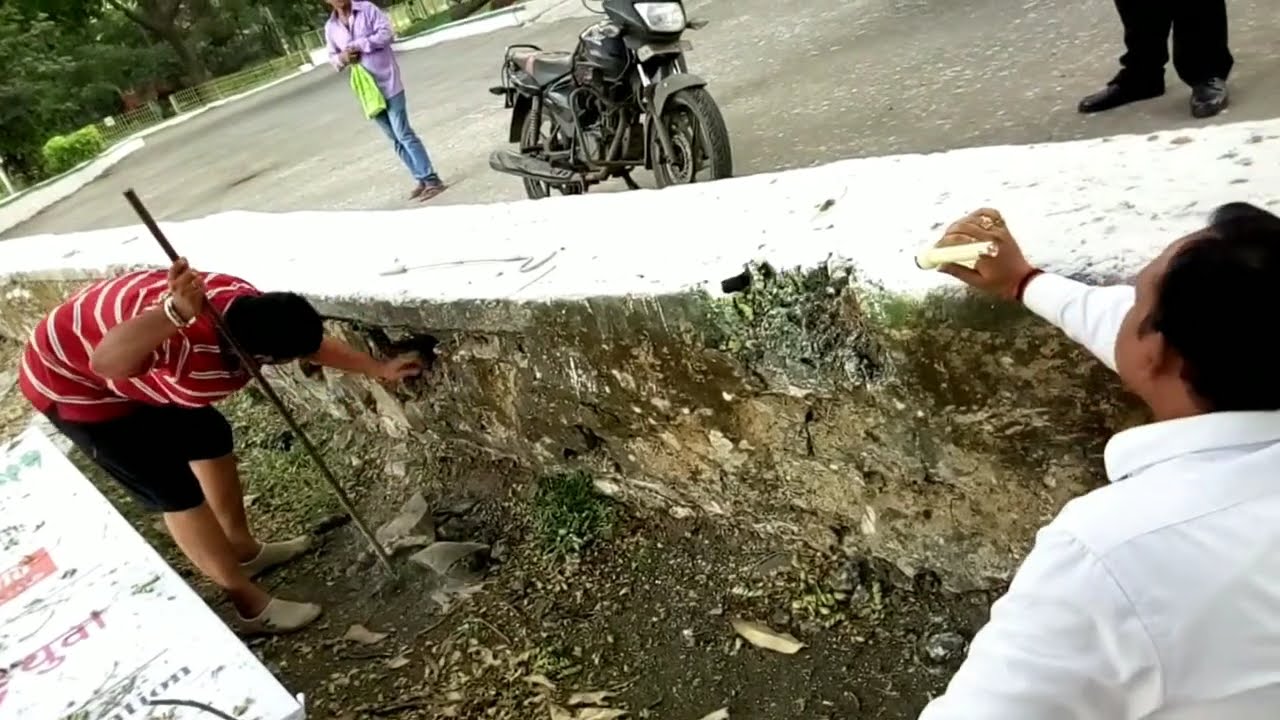 rescue thai cave साप निकालने के लिये किया तोडफोड। देखो अंत तक😎