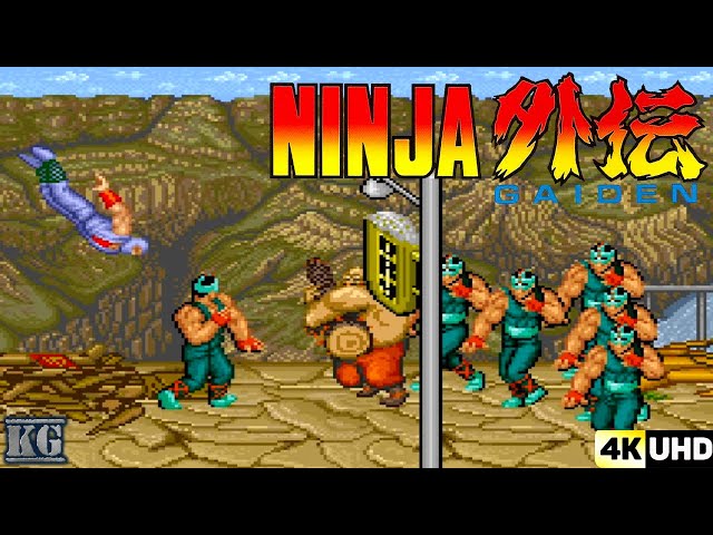 Ninja Gaiden [ARCADE] Gameplay Walkthrough FULL GAME🔴 class=