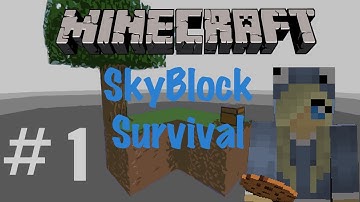 Minecraft: SkyBlock Survival - {Part 1} Cobble Stone Generator