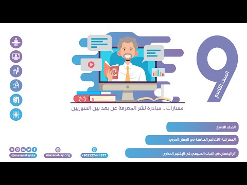 أثر الإنسان في النبات الطبيعي في الإقليم المداري جغرافيا تاسع
