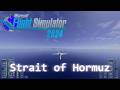 Strait of Hormuz From Above | Stunning 4K Flight Simulation #msfs2024