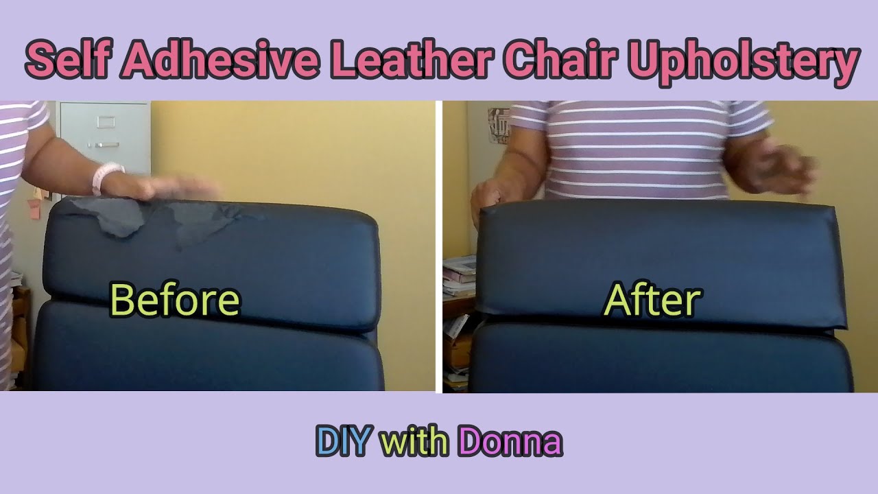 Self Adhesive Leather Chair Repair with Corners