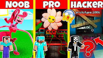 POPPY PLAYTIME CHAPTER 3 CHARACTERS HOUSE BUILD CHALLENGE - NOOB vs PRO vs HACKER / Animation