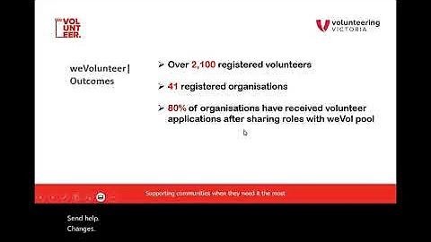 PLV Talks: WeVolunteer  with Vicky Darling (VV) an...