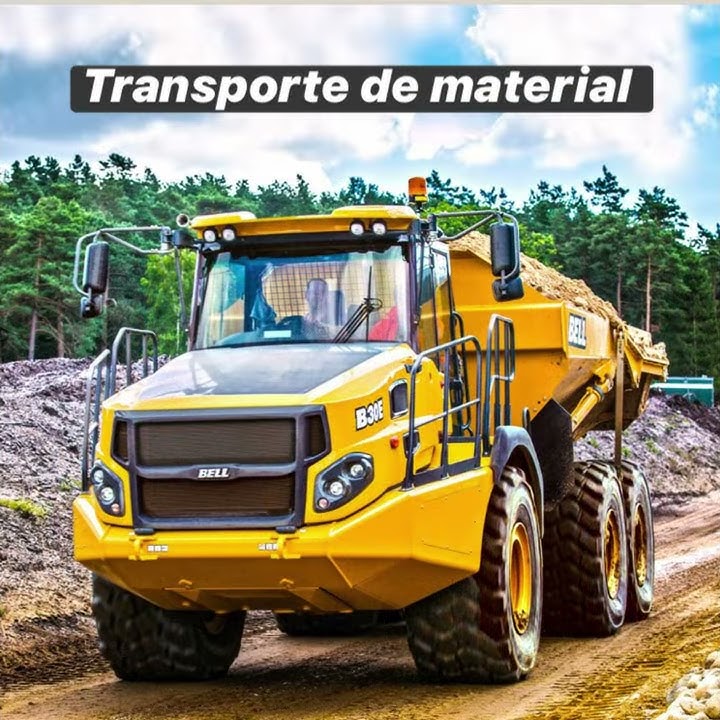 InfraBrasil. Caminhão Articulado Bell B45E O seu negócio é o nosso negócio.  Os caminhões articulados Bell transportam mais, por mais tempo por um  menor, By InfraBrasil Obras Pesadas