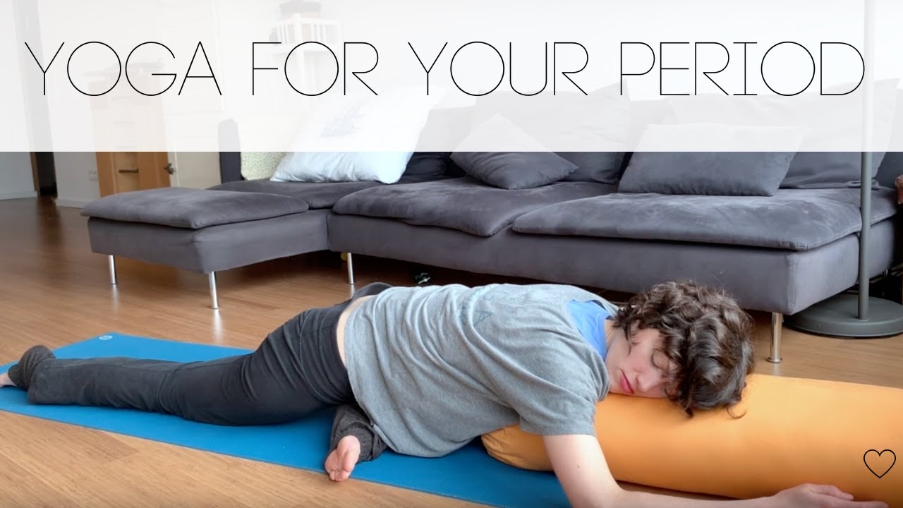 Gentle Yoga for your Period - With NO Standing Poses or Sun Salutations