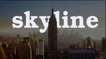 skyline effect | Gimp tutorial