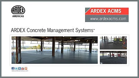 ARDEX Concrete Management Systems™ Overview