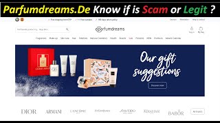 Parfumdreams ! Parfumdreams Reviews ! Parfumdreams De Reviews ! Parfumdreams.De is Scam or Legit ? screenshot 1