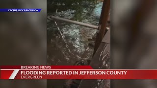 Flooding causes rockslides in Evergreen, water rescues in Kittredge