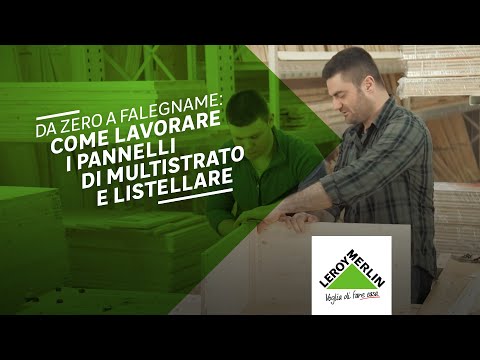 Da Zero a Falegname: come lavorare i pannelli di multistrato e listellare | Leroy Merlin