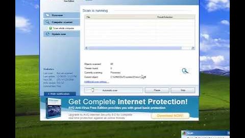 How to scan and update AVG Antivirus