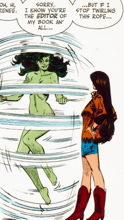 When She-Hulk Was Jumping Rope “Exposed”