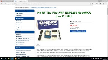 BÀI 1: Hướng dẫn Lập trình ESP8266 NONOS SDK | ESP8266 NONOS SDK TUTORIAL | HD LẬP TRÌNH ESP8266
