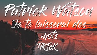 Canción en francés de Tik Tok 🥖🥐 Patrick Watson