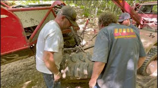 No time for lunch Military Rockwell axle broken off road recovery