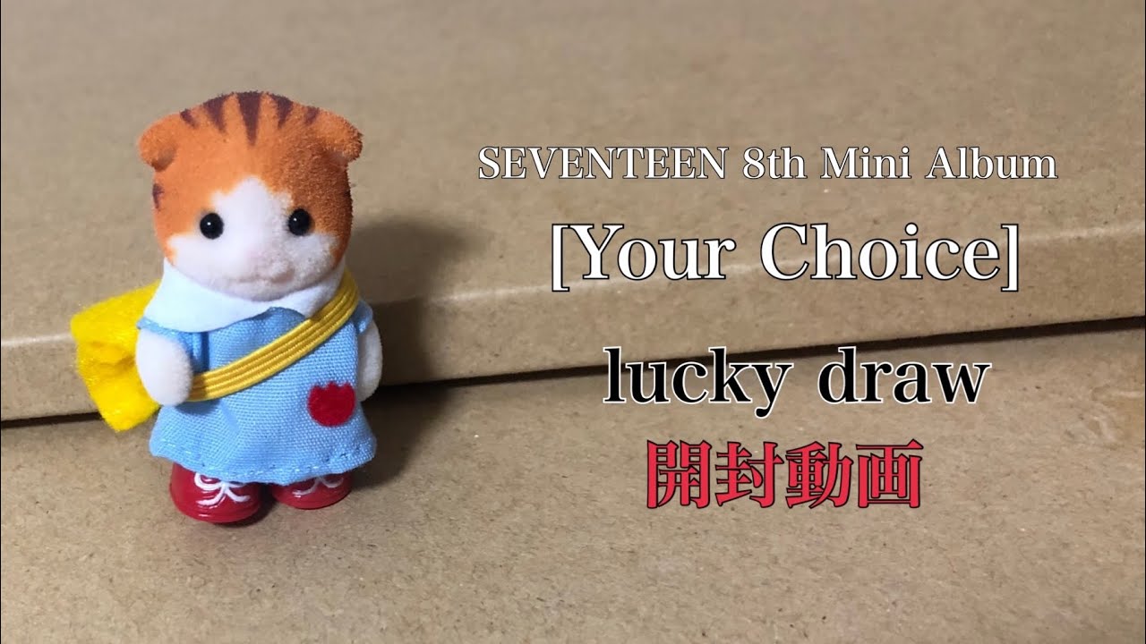 SEVENTEEN 8th Mini Album [Your Choice] 開封動画 - YouTube