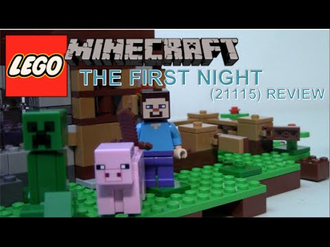 LEGO MINECRAFT The First Night (21115) Review - YouTube