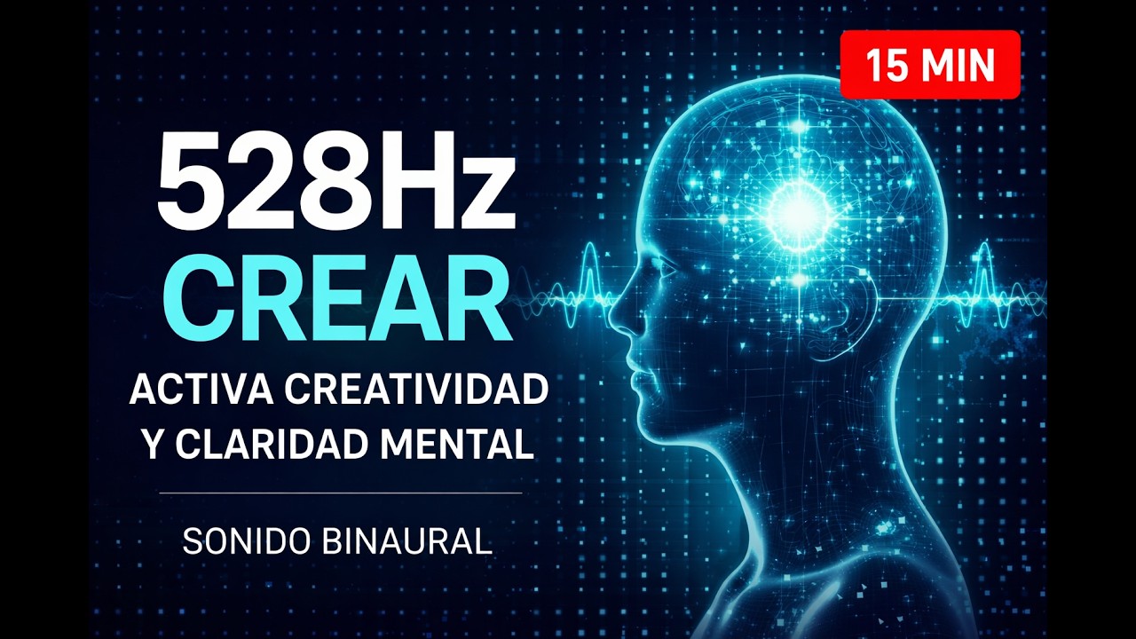 Frecuencia 528Hz | Activar Creatividad y Claridad Mental ⚡ Sonido Binaural para Enfoque Profundo