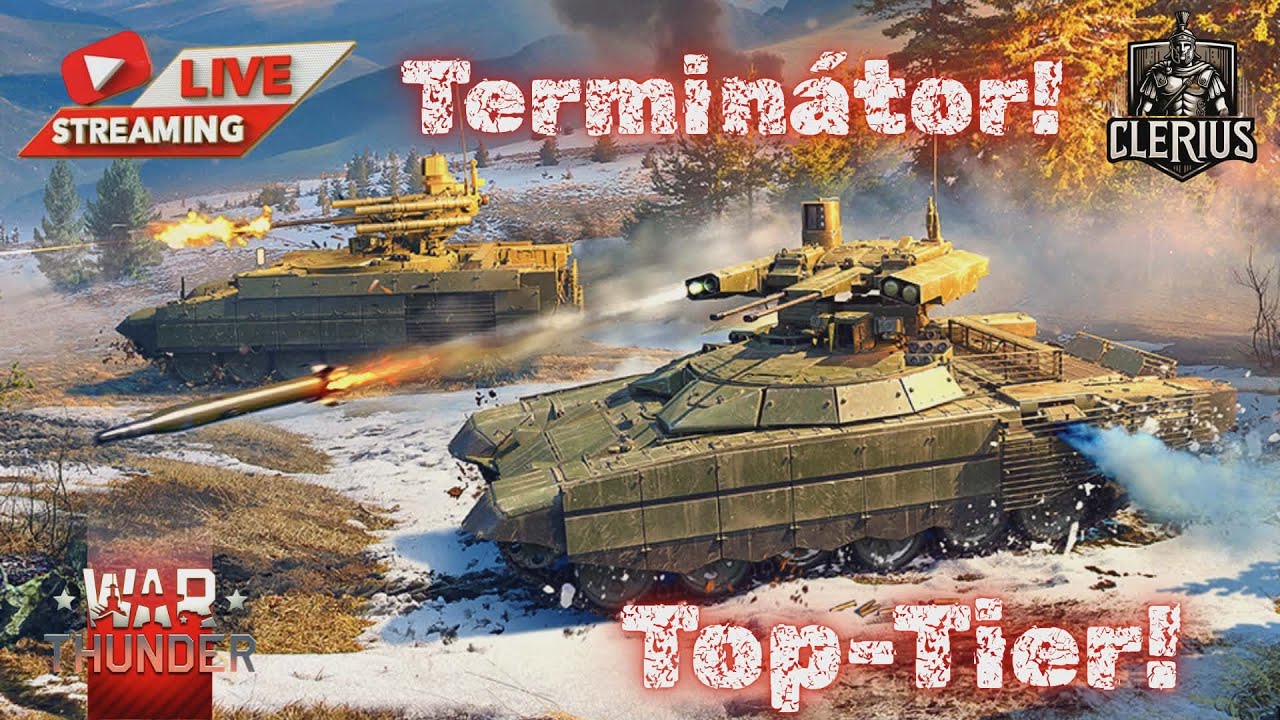 War Thunder! Terminátor a Top-Tier! Discord v Popisku,