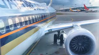 Siem Reap, Cambodia to Singapore flying Singapore Airlines B737 MAX 8