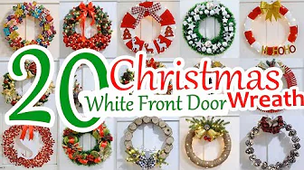 20 DIY Christmas Wreath Ideas: Add Festive Flair to Your White Door thumbnail