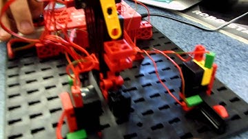 Fischertechnik Robotics Stamping Press by Rene and Edgar