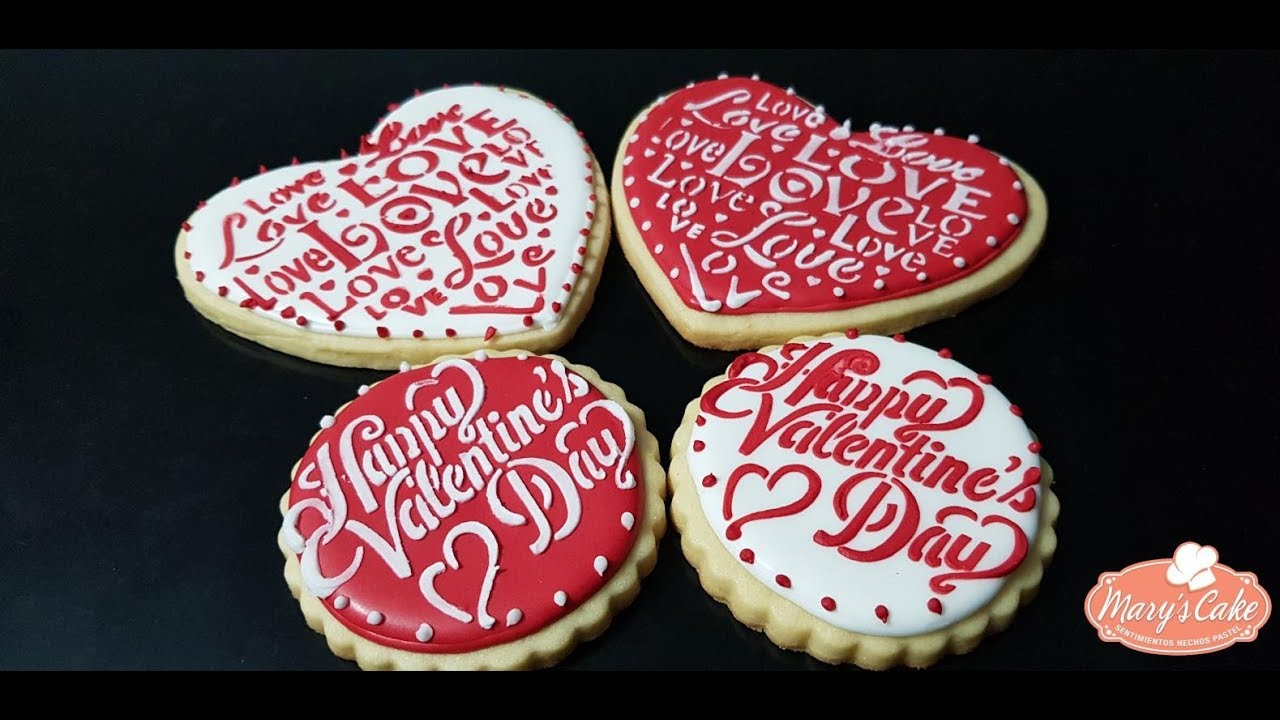 COMO HACER GALLETAS DECORADAS PARA SAN VALENTÍN ️ YouTube